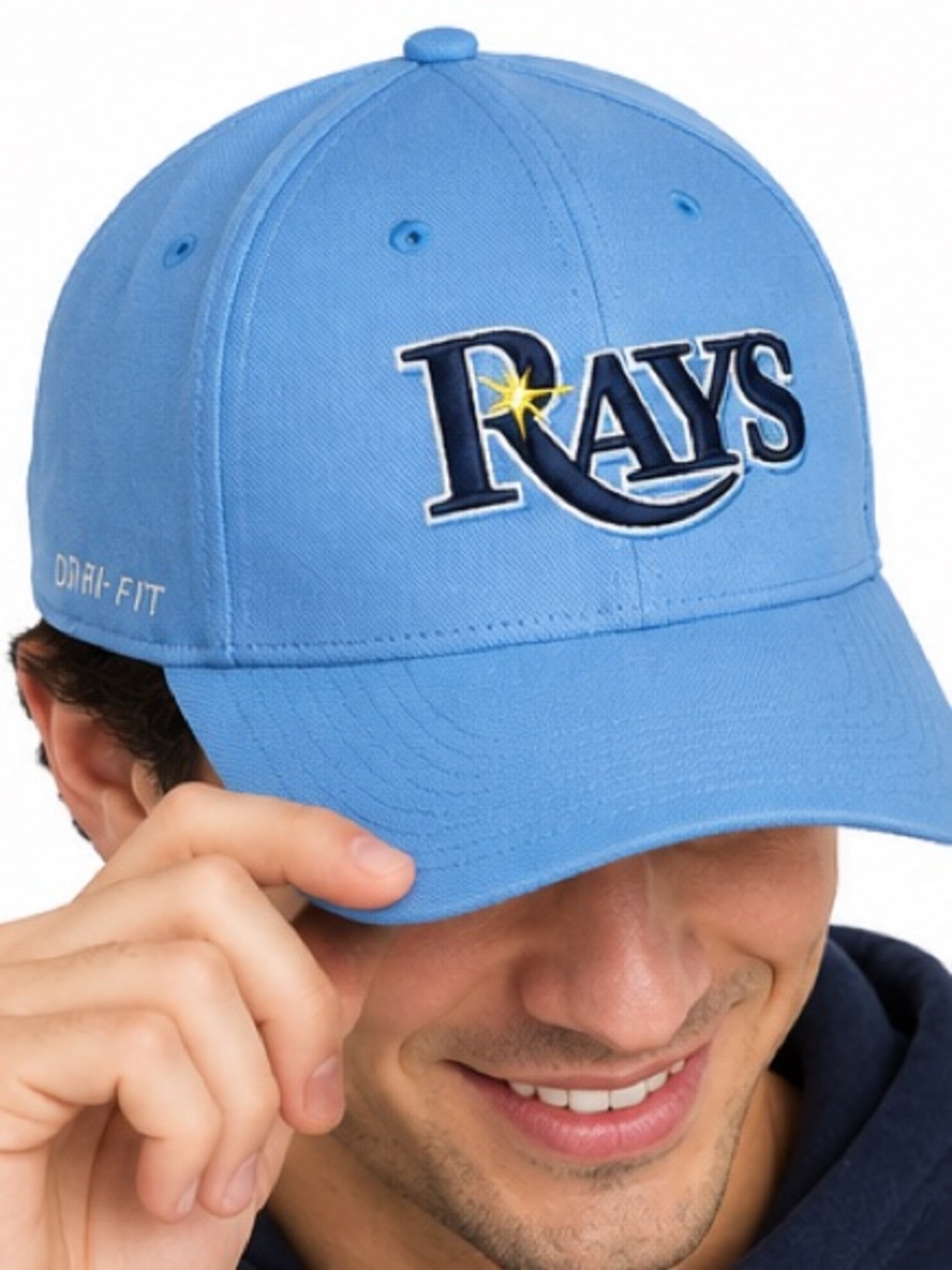 NWT Tampa Bay Rays Nike Legacy91 Dri-FIT MLB Baseball Hat Cap Blue